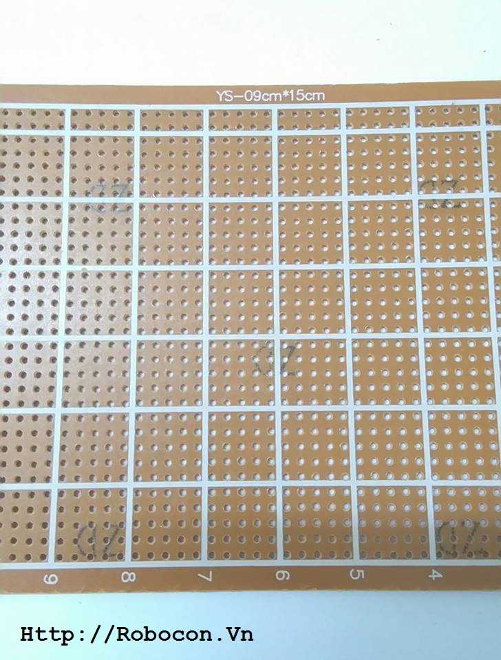 PCB đục lỗ 9x15cm